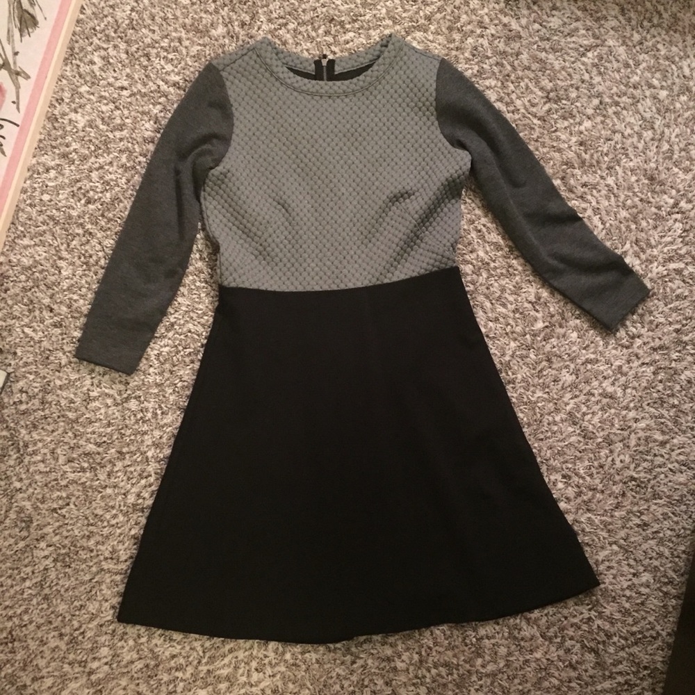 LOFT Ponte Fit and Flare Dress